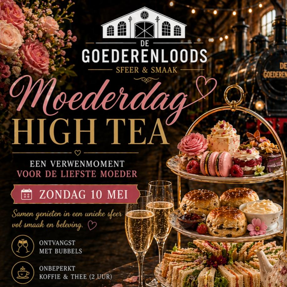 Moederdag High Tea & rit met museumtrein