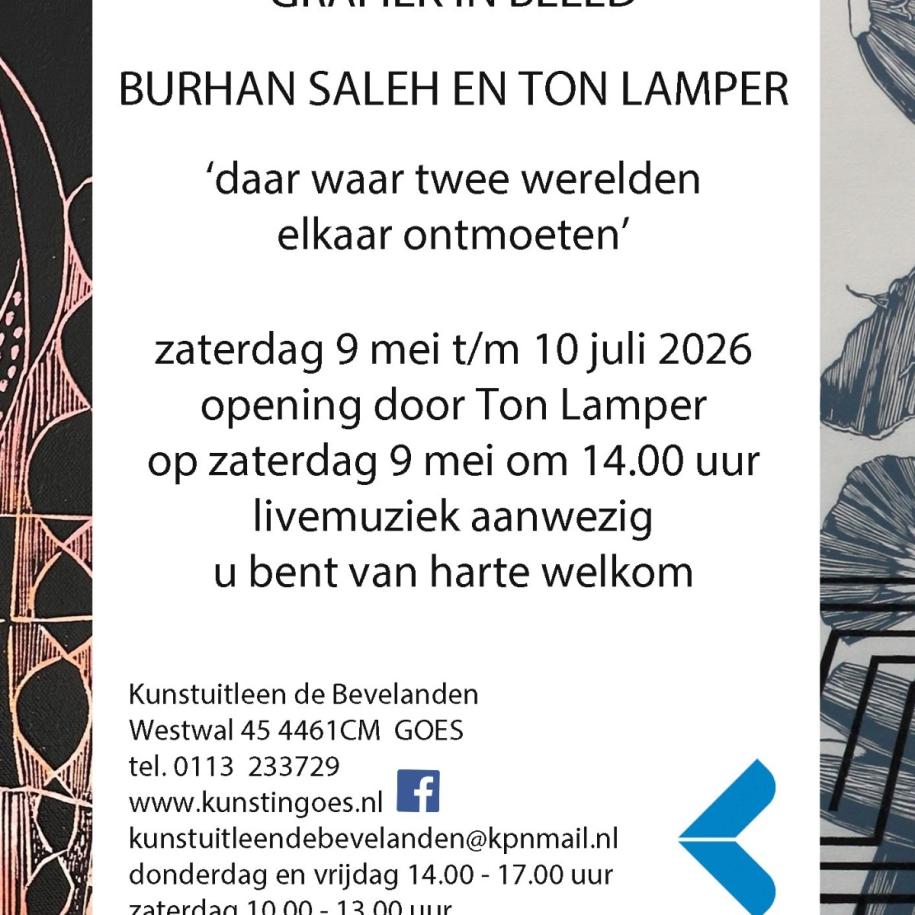 Expositie Burhan Saleh en Ton Lamper