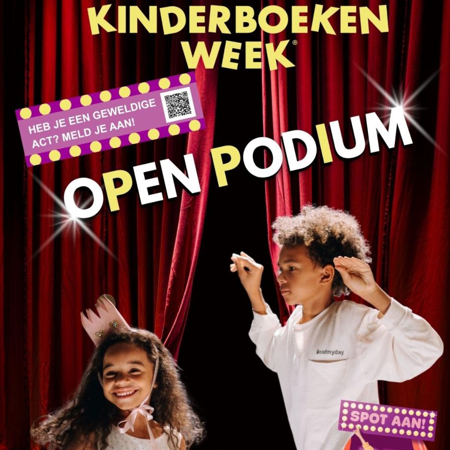 Kinderboekenweek: SPOT AAN! Open Podium voor Jong talent! 