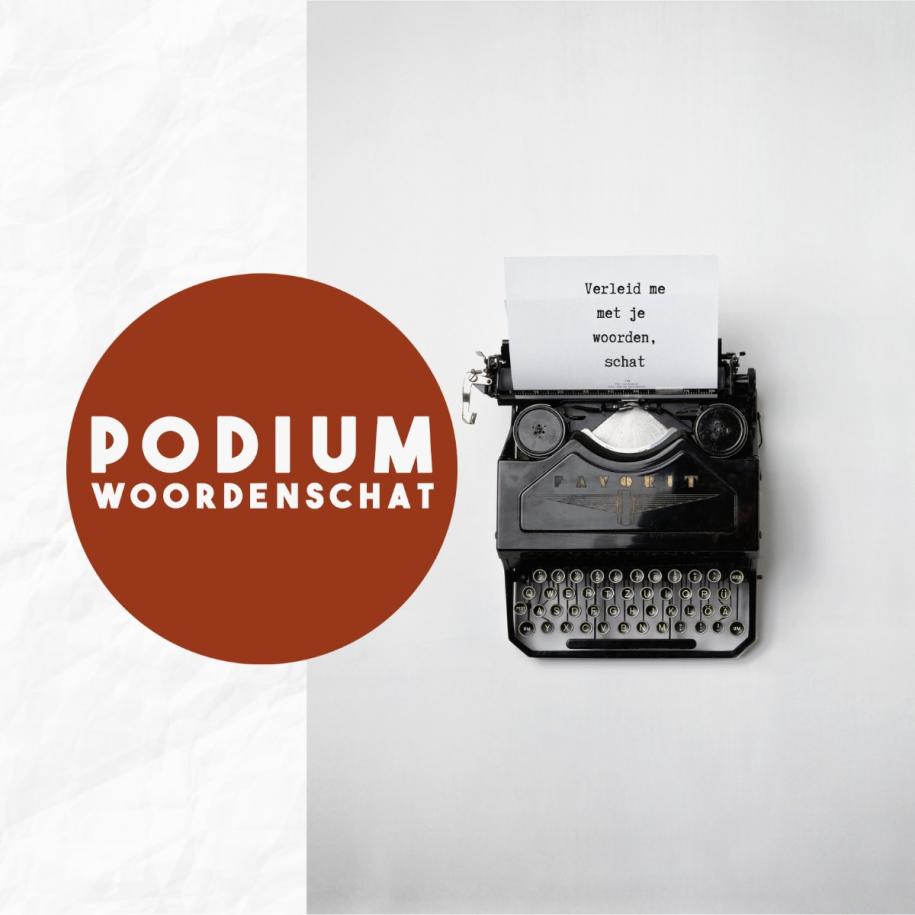 Podium Woordenschat: Open podium voor woordkunst 