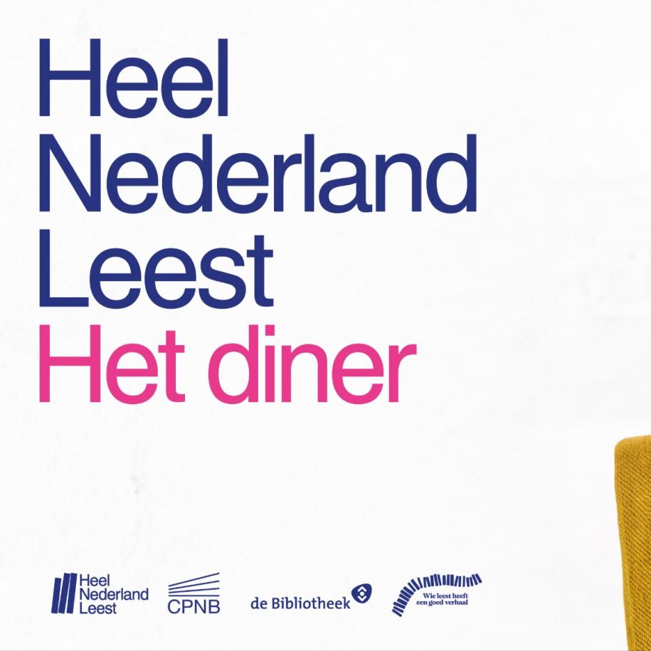 Pop-up leesclub: Praat mee over het boek 'Het Diner'